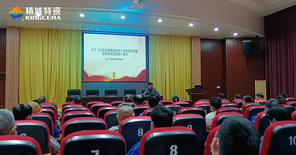 KU酷游官网组织学习《支持先进陶瓷质料工业集群高质量生长的政策步伐》