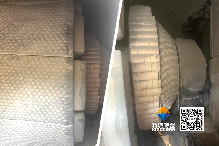 水泥厂磨辊轴ZTA陶瓷；；；ふ质倜由熘4年以上